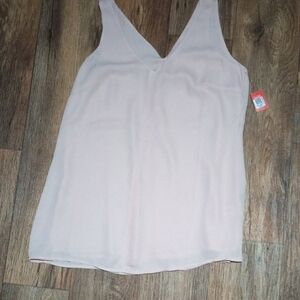 Women's Cream Sleeveless Top